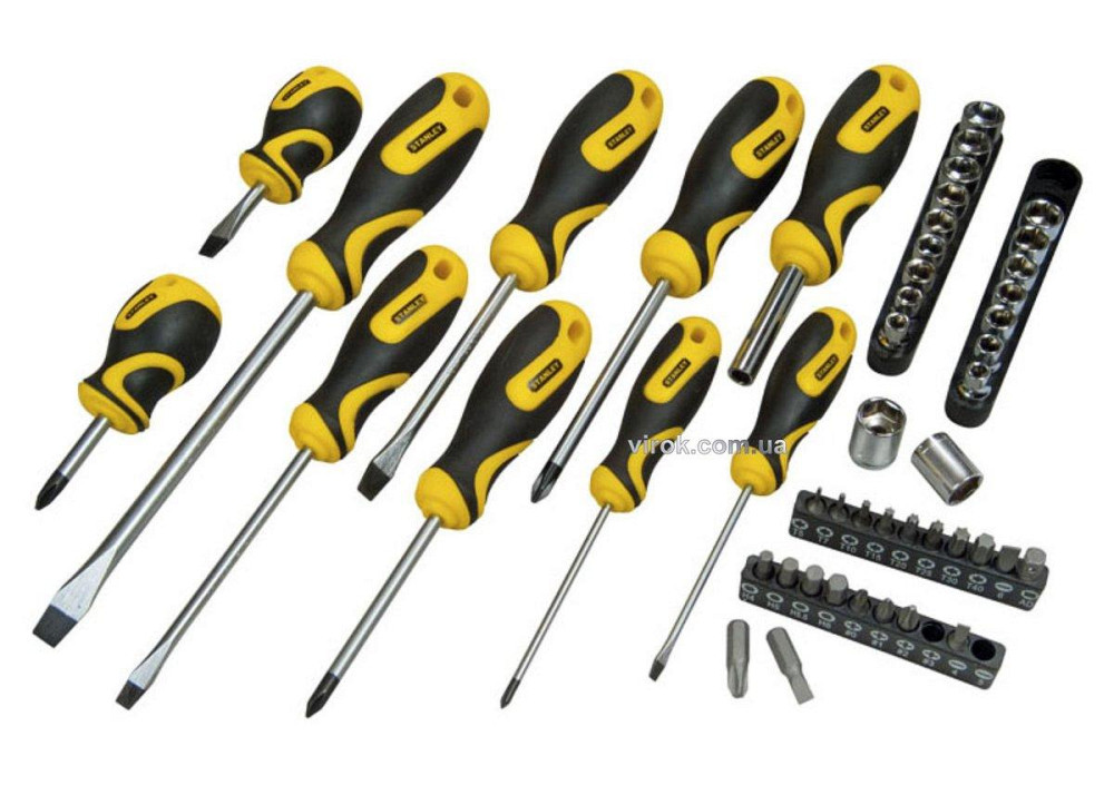 Набір викруток, насадок, головок торцевих в сумці STANLEY : 48 елементів. Одеса - фото 1