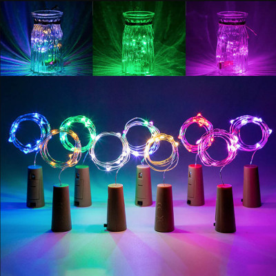 Гірлянда ColorWay пробка для пляшки на батарейках LED 20/2М (5шт/уп) кольорова (CW-GC-20L2BMC) Вінниця - фото 3