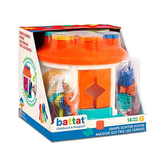Іграшка-сортер, що розвиває – Розумний будиночок (12 форм) Дніпро