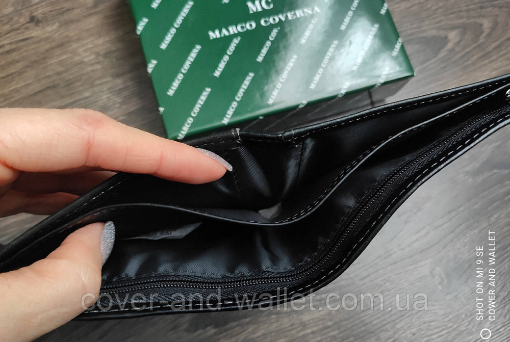 Стильный мужской кошелек для купюр и карточек на магнитах Marco Coverna MC 616 Киев - изображение 6