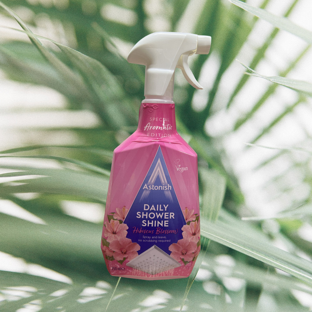 Спрей для чистки душевых кабин Astonish Гибискус, 750 мл Виноградов - изображение 2