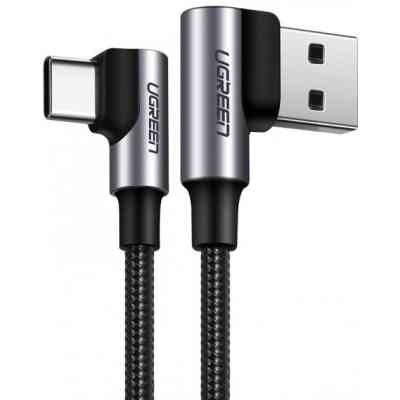 Дата кабель USB 2.0 AM to Type-C 1.0m US176 Both Angled 3A (Black) Ugreen (20856) Вінниця