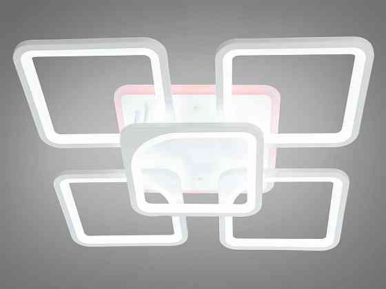 Люстра LED Diasha светодиодная с пультом диммером и подсветкой 60W белый 12х41х42см Харьков