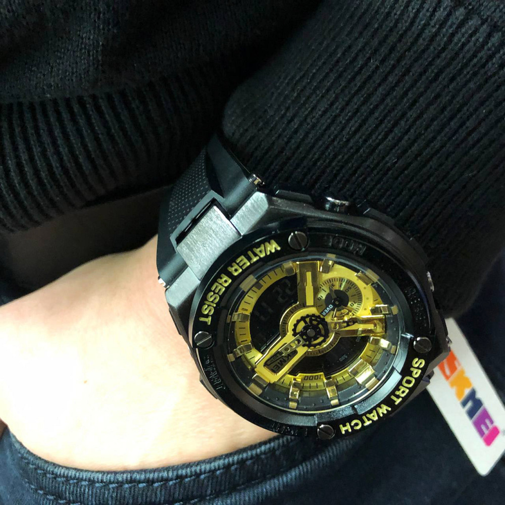 Рыбацкие часы SKMEI 2101BKGD, Практичные спортивные мужские часы Удобные для занятий спортом YG-83 Львов - изображение 4