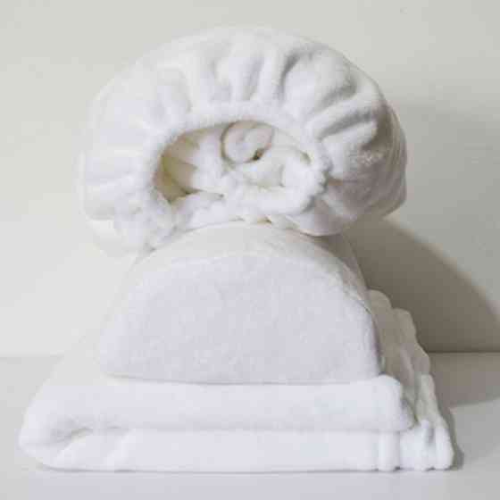 Набор для косметологической кушетки 3в1 чехол плед полувалик Киев