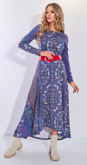 Стильное тёплое платье из джерси (48) Киев - изображение 2