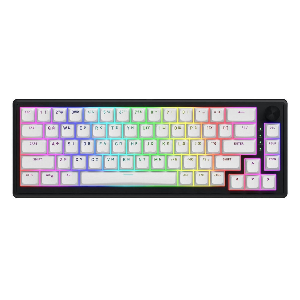 Клавіатура бездротова Hator Skyfall 65 Wireless Black-White (HTK3160UA) ( 12783 ) Харків - фото 1