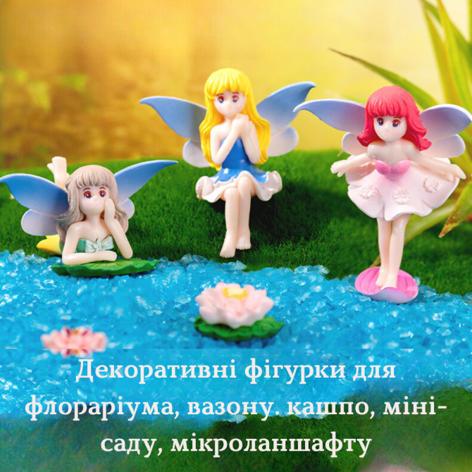 Декоративная фигурка Фея для флорариума, моссариума, вазона, кашпо, микроландшафта Одесса - изображение 2