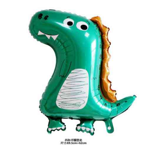 Фольгована куля 70х62 см Динозавр милий (64) у пакованні (1 пачка) Харків