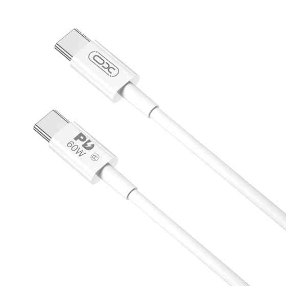Кабель XO Type-C to Type-C 60W 1м білий Львів