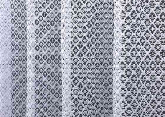 Тюль VR-Textil 1589т Сітка Холодний білий 300х270 см (42-0537) Київ