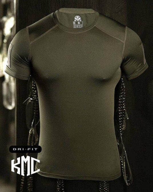 Тактична потовідвідна футболка samuray Cooltuch oliva Одеса - фото 12