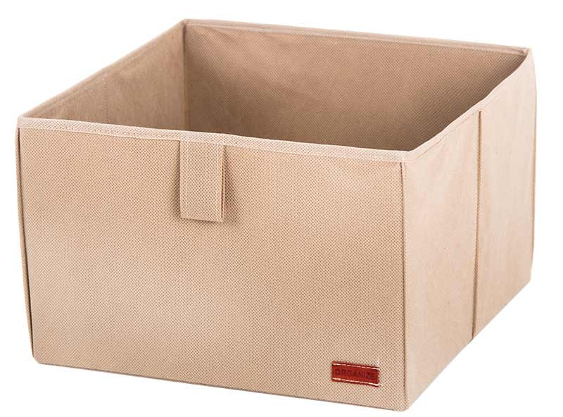 Ящик-органайзер в шкаф для хранения вещей L HY-L-beige (Бежевый) Сумы - изображение 3