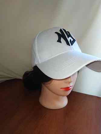 Бейсболка з вишивкою "NY" Білий Харків