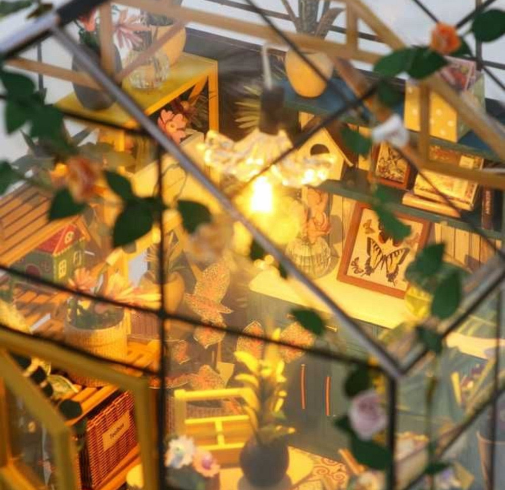 Конструктор 3D румбокс сборная модель цветочная оранжерея. Харьков - изображение 5