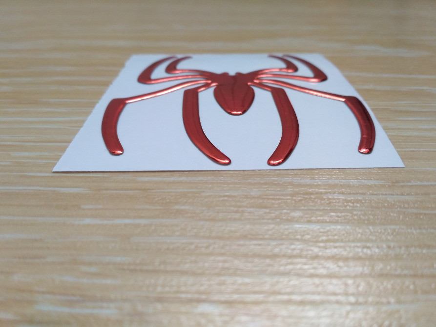 Наклейка Павук опукла Червона Київ - фото 5