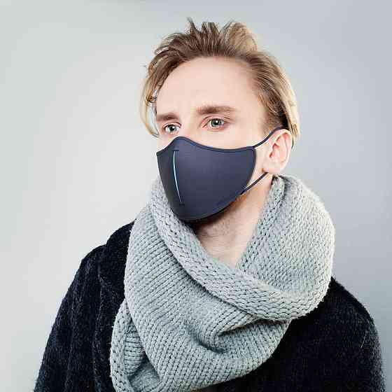 Маска антивірусна N95 XD-Design з 5-ма фільтрами та чохлом, синя Рівне