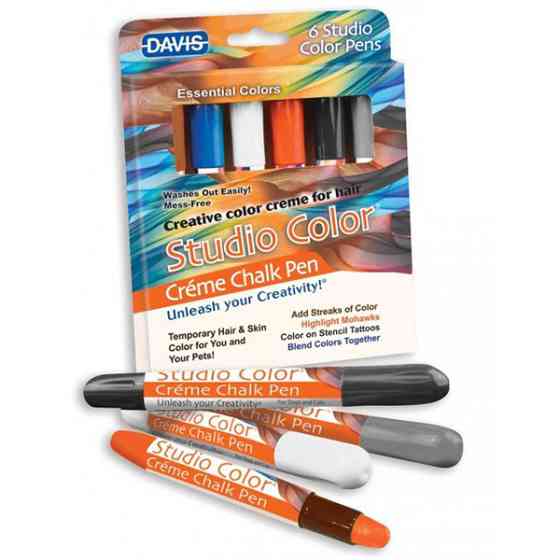 Davis Essential Colors ДЕВІС ОСНОВНІ КОЛЬОРИ фарбувальна крейда для шерсті, волосся, шкіри Київ