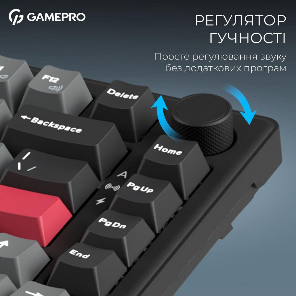 Клавіатура бездротова GamePro Asgard Yord Keychron Super Red Switch Black (MK266BK) ( 12615 ) Харків - фото 14