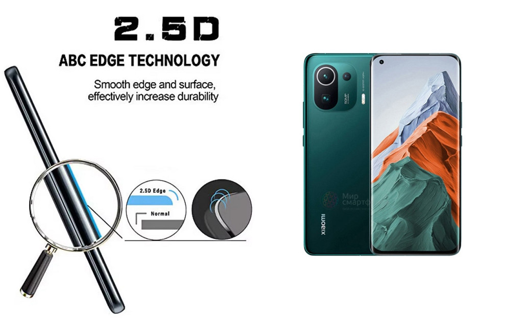 Захисне скло ArmorGlass для Xiaomi Mi 11 Pro – стійке до подряпин та ударів Київ - фото 2