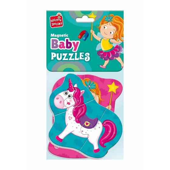 Дитячі магнітні пазли "Фея та єдиноріг" VT3208-30, 7 елементів Вінниця
