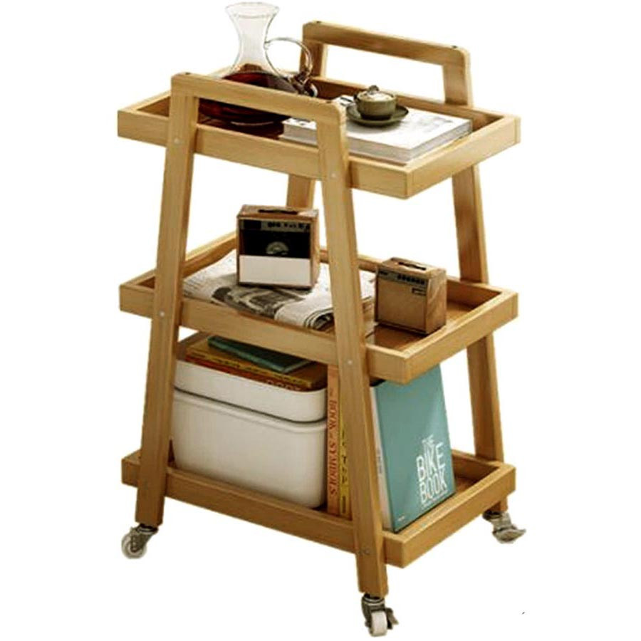 Етажерка для ванної на коліщатах "Одарін" сієна Миколаїв - фото 1