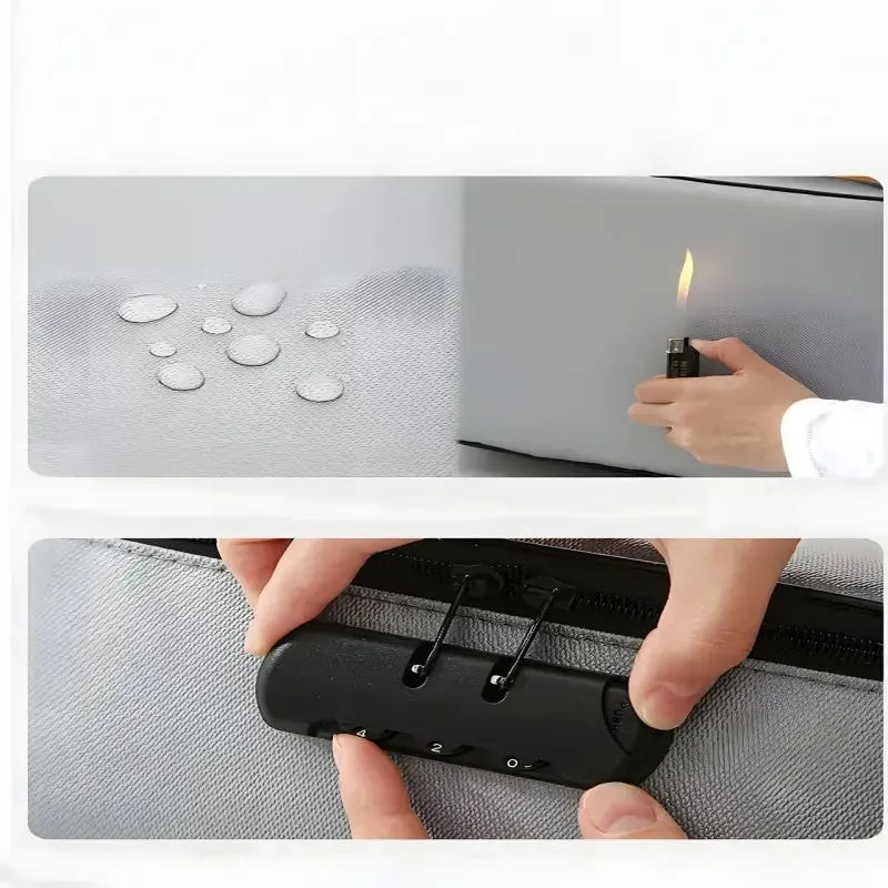 Многофункциональный водонепроницаемый органайзер Компактный Серый органайзер для хранения документов Одесса - изображение 7