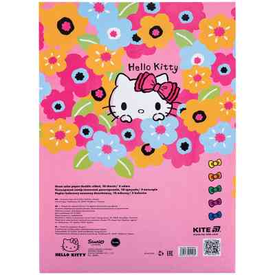 Цветная бумага Kite А4 неоновая Hello Kitty (10 листов/ 5 цветов) (HK24-252-1) Винница