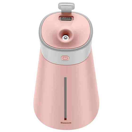 Увлажнитель воздуха Baseus Slim Waist Humidifier + USB Лампа/Вентилятор DHMY-B04 (Розовый) Николаев