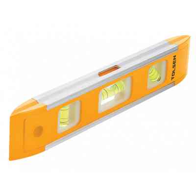 Уровень Tolsen мини 22.5см 3 капсулы с магнитной полосой (35059) Винница