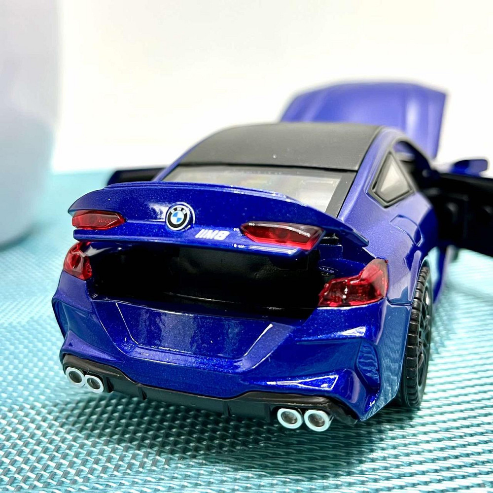 Машинка металева АвтоЕксперт ВМВ m 8 1:32 світло/звук Синя (42212) Чернигов - изображение 4