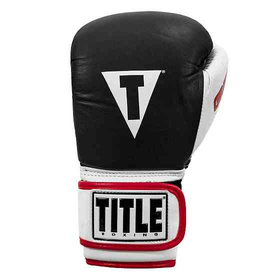 Боксерські рукавиці TITLE Boxing Gel World Black L 14oz (бинти 4м. в комплекті) Кам'янське