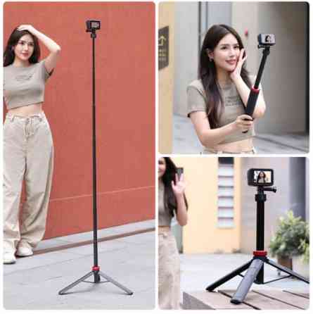 Штатив монопод для екшн-камери 30-140 см алюмінієвий Ulanzi Go-Quick II Київ