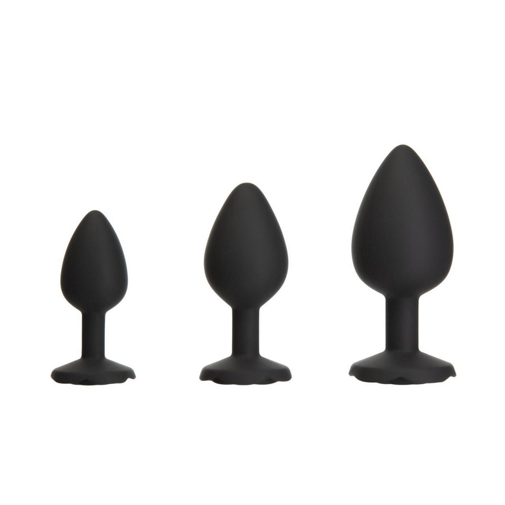 Набір силіконових анальних пробок BMS Roses Til’ Dawn Silicone Anal Plug Kit (пошкоджене паковання!!!) Sex Aura Київ - фото 1