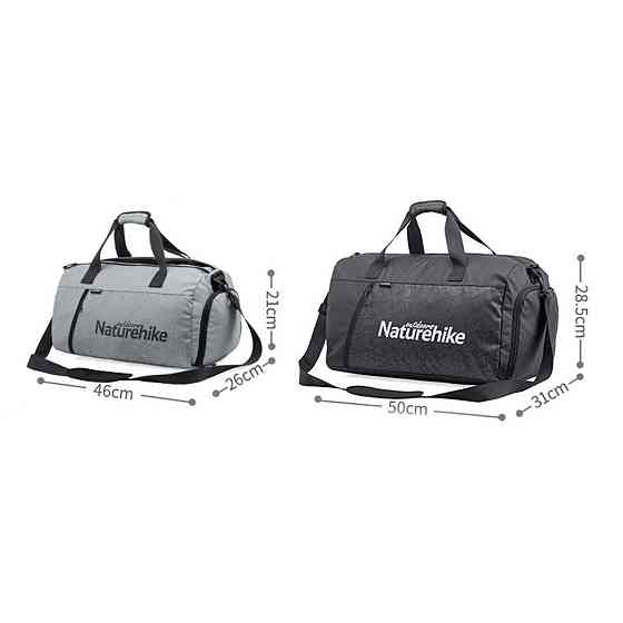 Сумка спортивна Naturehike NH19SN002, Розмір M, сірий Київ