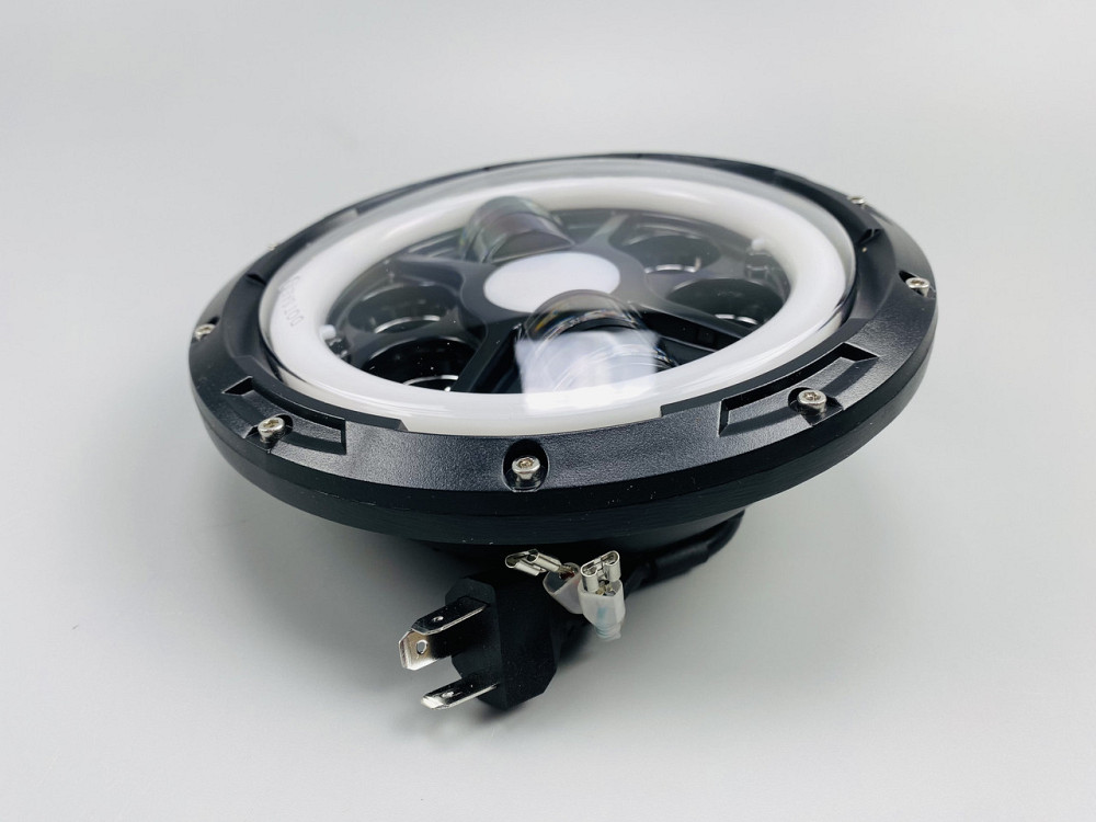 Світлодіодна фара кругла LED 65W лампа для модифікованого світла, Автомобільні світлодіодні фариУниверсальная Фара Головного Свет Мукачево - фото 8