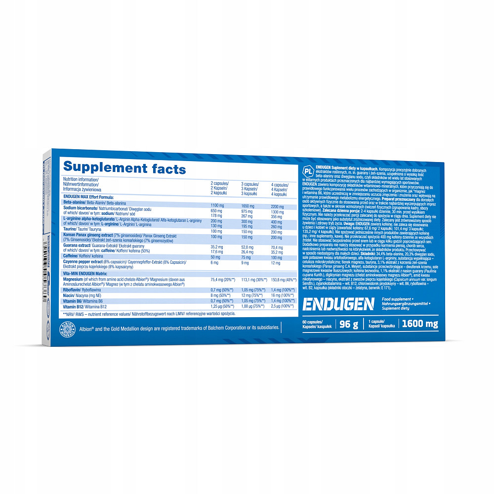 ENDUGEN 60 caps Луцьк - фото 2