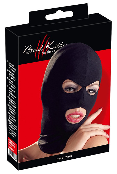 Маска - 2490358 Bad Kitty Head Mask Black Sex Aura Київ - фото 1