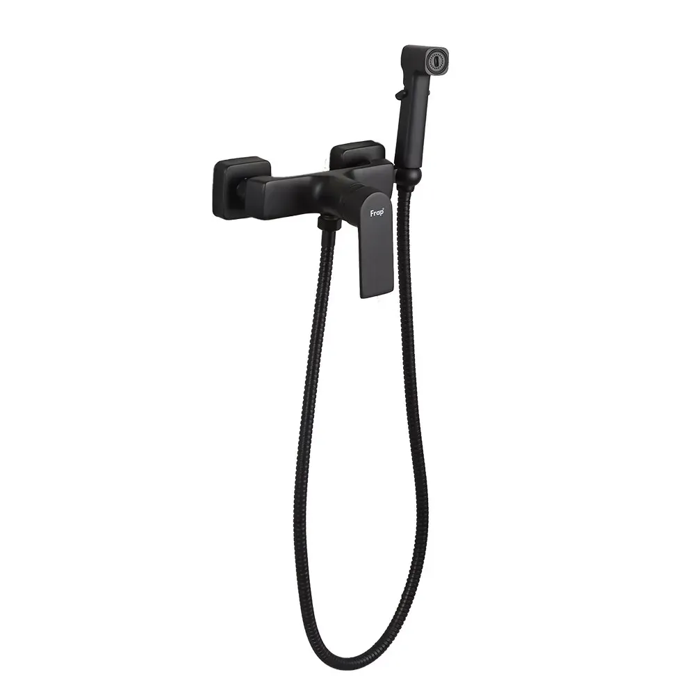 Гігієнічний душ із змішувачем Frap F2071-6 чорний Київ - фото 3