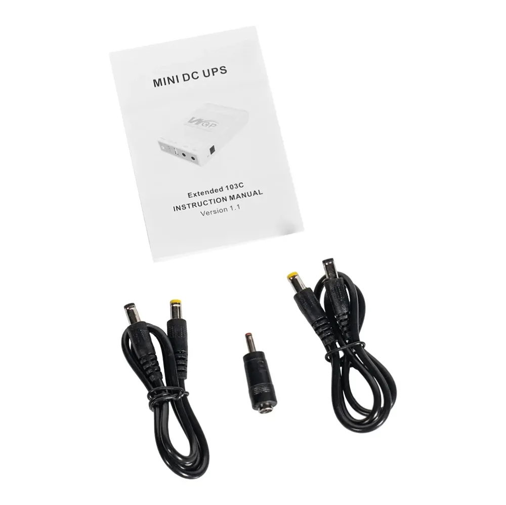 Джерело безперебійного живлення Mini UPS WGP UPS1032 10400mAh 5V/9V/12V, Li-ion 4*2.6Ah, для роутера та оптичного терміналу Київ - фото 10