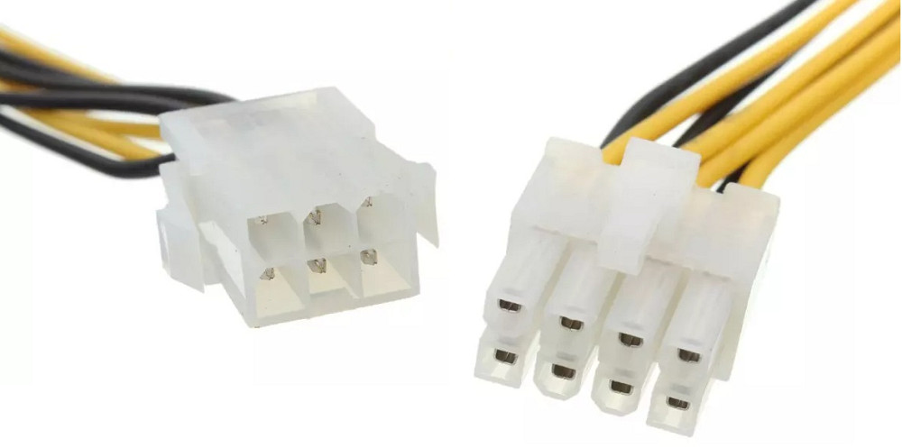 Кабель живлення для відеокарти  8pin M - 6pin M, 0.2м Винница - изображение 2