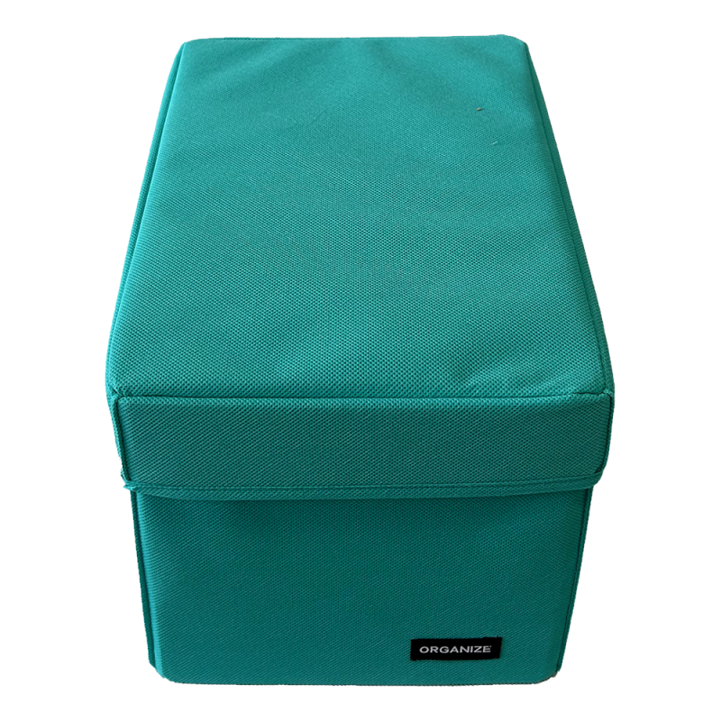 Щільний органайзер для зберігання речей із кришкою 30x19x19 см M HY-M-KR (Лазуровий) Суми - фото 5