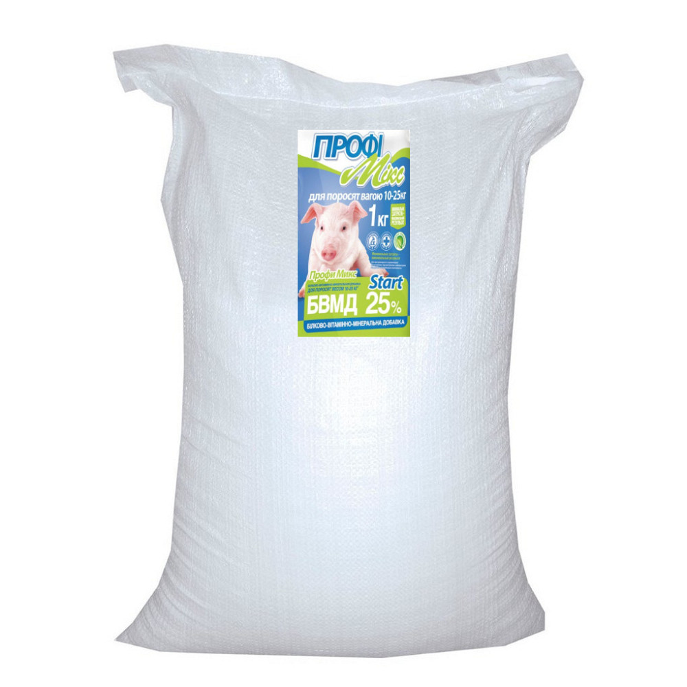 БВМД профимикс старт 25% для поросят 10-25 кг, 25 кг Вінниця - фото 1