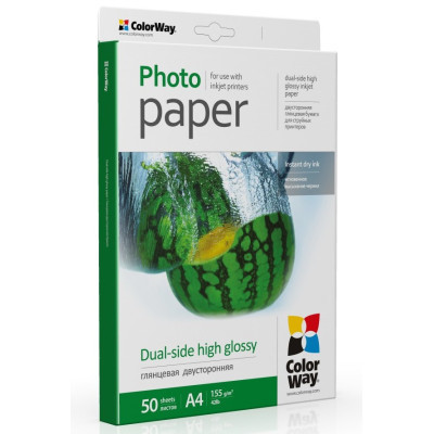 Фотопапір ColorWay A4 155г Glossy 50ст. (PGD155050A4) Вінниця - фото 2