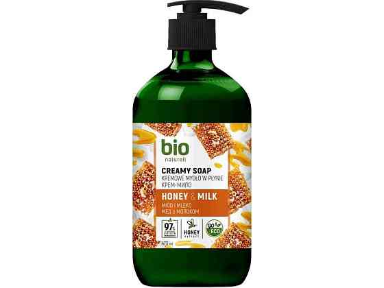 Крем-мило 473мл Naturell Мед с молоком ТМ BIO NATURELL Киев