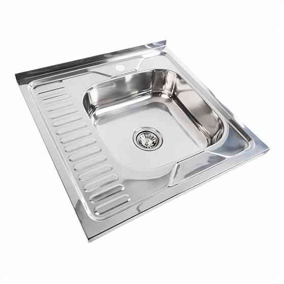 VALESO Кухонна мийка з нержавіючої сталі Valeso ПОЛІРОВКА 6060 R (0,7/160 мм) Киев