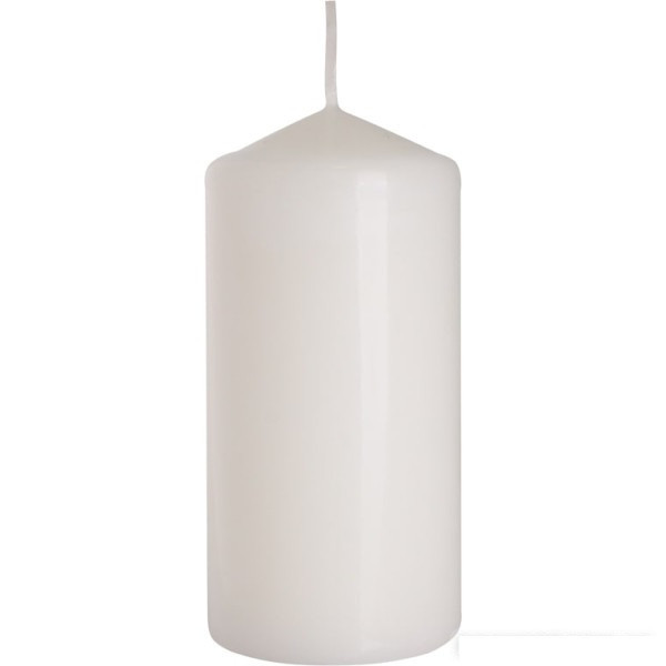 Свічка столова циліндр Bispol AURA Candles sw60/120-090 Білий Луцк - изображение 2