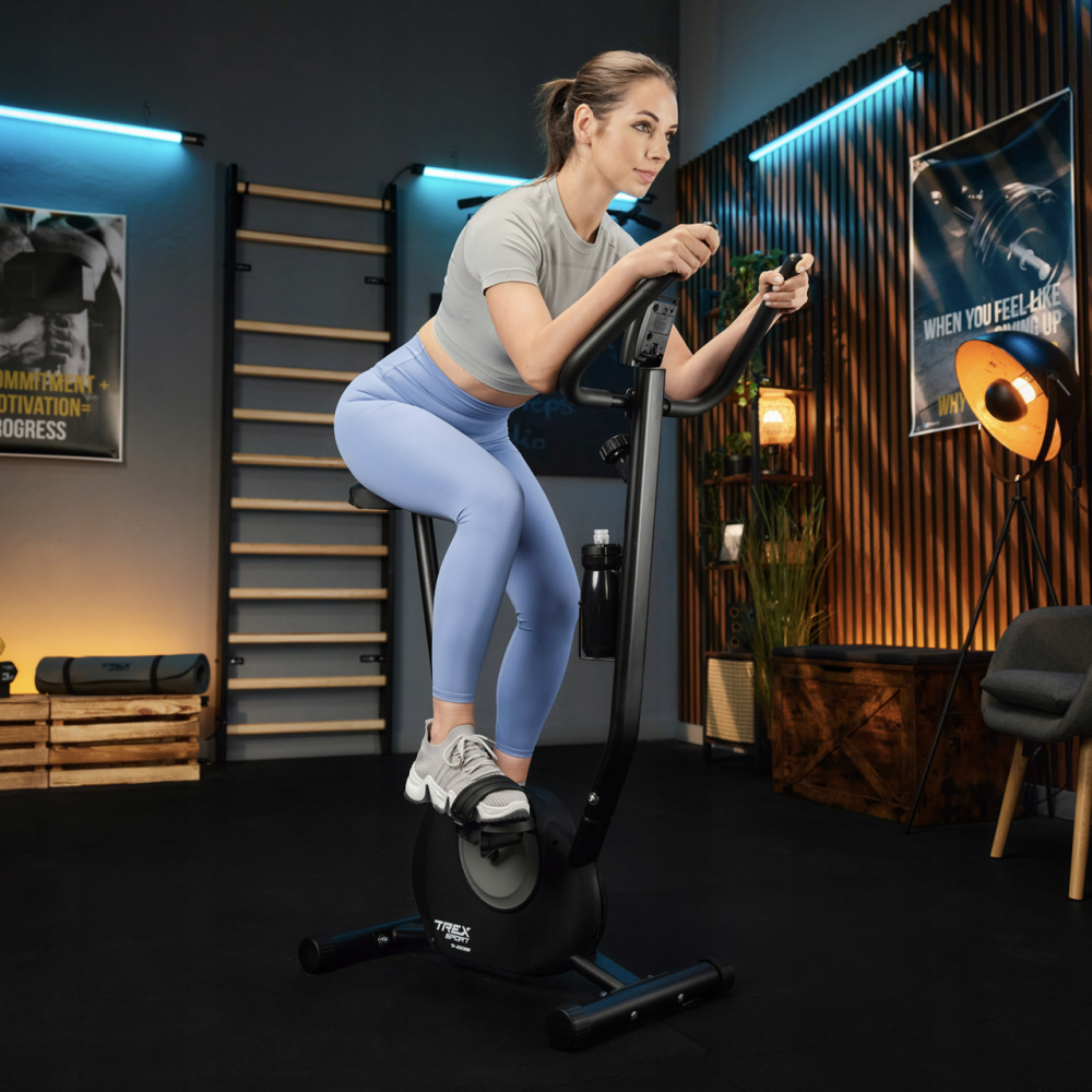 Домашний велотренажер TX-250BB JOLT компактный механический для ног фитнеса кардио и оздоровления черный Киев - изображение 6