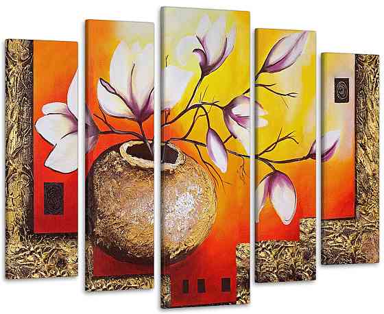 Модульна картина Магнолія Абстракція Art-208_5 Київ