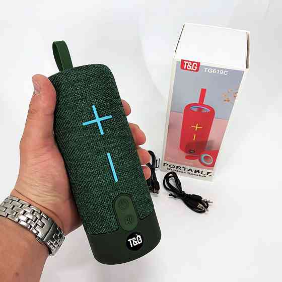 Колонки для музики вдома TG619C, Bluetooth колонка з красивим підсвічуванням, Колонка акумуляторна IH-55 Івано-Франківськ